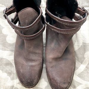Free people leather booties
